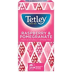 Image of Tetley Raspberry & Pomegranate 25's - Pack of 6