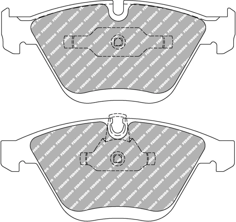 Image of Brake pad set FERODO RACING FDS1628