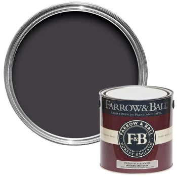 Image of Farrow & Ball Modern Emulsion Paint Paean Black - 2.5L
