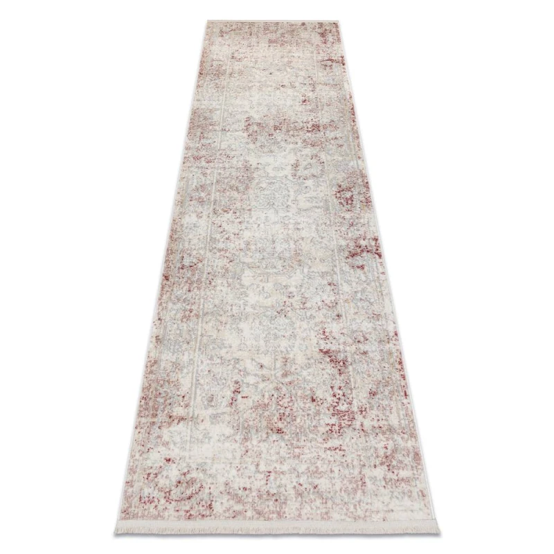 Image of RugsX Distin Runner in White Size: 80cm x 300cm White Unisex 80cm x 300 cm