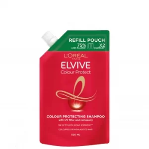 Image of LOreal Paris Elvive Colour Protect Shampoo Refill Pouch 500ml