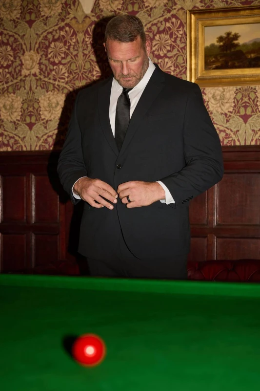Image of BadRhino BadRhino Men Plain Suit Jacket in Black Size: 42S Black 42S Male 5063110605799