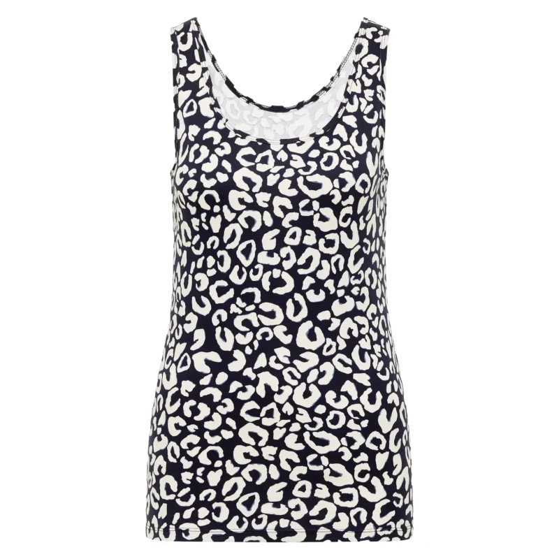 Image of cecil Womens T-Shirt Cecil AOP Linda Bleu Female L