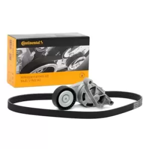 Image of CONTITECH V-ribbed belt set 6PK1050K2 Serpentine belt kit,Auxiliary belt kit VW,AUDI,SKODA,Golf V Schragheck (1K1),TOURAN (1T1, 1T2)