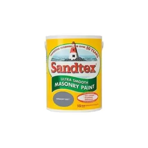 image of Sandtex - 2.5L Smooth Masonry Paint Vermont Grey