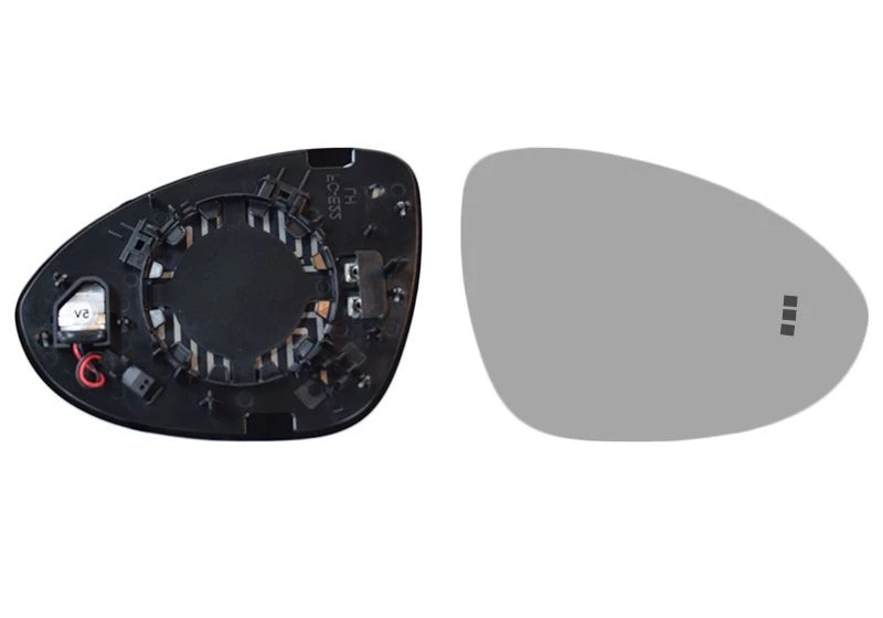 Image of VAN WEZEL Wing mirror glass VAN WEZEL 7415836