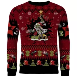 image of Warhammer 40000: Red Gobbo Xmas Jumper (Size L)