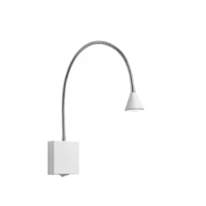 Image of Buddy Modern Bedside Lamp - LED - 1x4W 4000K - White