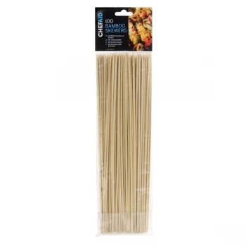 image of Chef Aid Bamboo Skewers (Pack of 100) 30.5cm