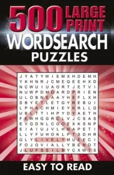 Image of 500 Large Print Wordsearch Puzzles - Eric Saunders - Paperback - Used