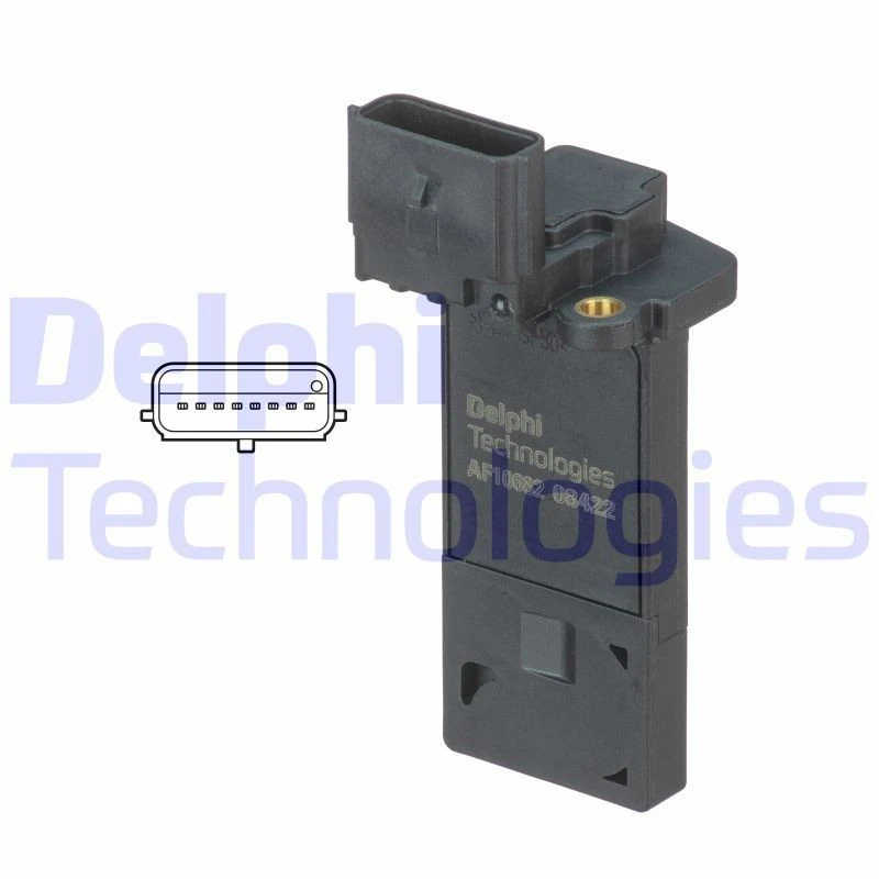 Image of DELPHI Mass air flow sensor DELPHI AF10682-12B1
