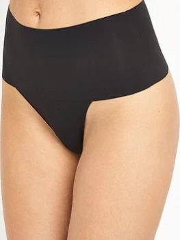 Image of Spanx Undie-Tectable Thong - Black, Size L, Women