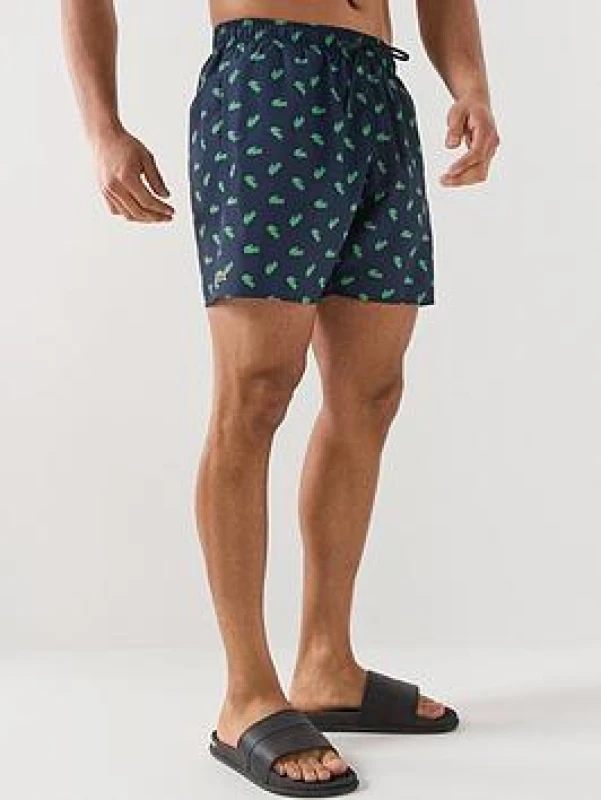 Image of Lacoste Mens Swim Shorts - Blue Male S