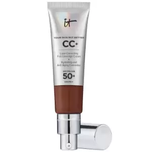 image of IT Cosmetics Your Skin But Better CC+ Cream with SPF50 32ml (Various Shades) - Deep Bronze