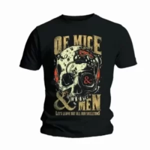 Image of Of Mice & Men Leave Out All Our Skeletons T Shirt: X Large