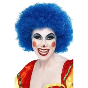 image of Crazy Clown Wig Blue