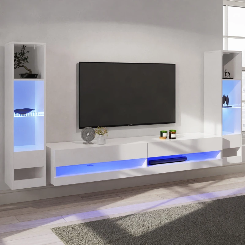 Image of GFW GFW Galicia 3 Piece Furniture Set with 180cm - White