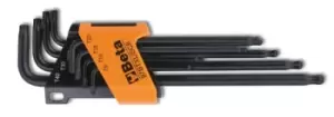 Image of Beta Tools 97BTXL/SC8 8pc Offset Ball Head Torx Key Long Series Set 000970364