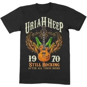 Image of Uriah Heep - Still Rocking Unisex Large T-Shirt - Black