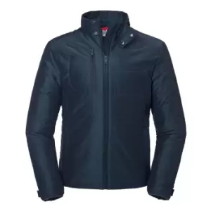 image of Russell Mens Cross Jacket (2XL) (French Navy)