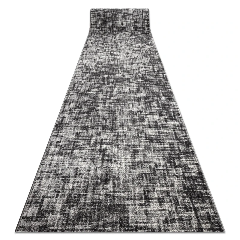 Image of RugsX Silver Fasti Runner in Grey Size: 80cm x 160cm Grey Unisex 80cm x 160 cm