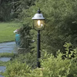 Image of Parma Outdoor Modern Pathway Bollard Black Stainless Steel, IP43
