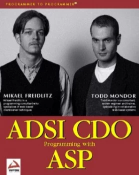 Image of Adsi Cdo Programming with Asp Paperback