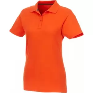 Image of Elevate Womens/Ladies Helios Short Sleeve Polo Shirt (XXL) (Orange)