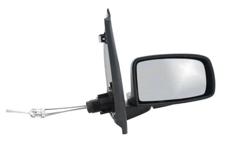 Image of JOHNS 30 06 38-1 Wing mirror Right, black, Convex Outside Mirror (50)
