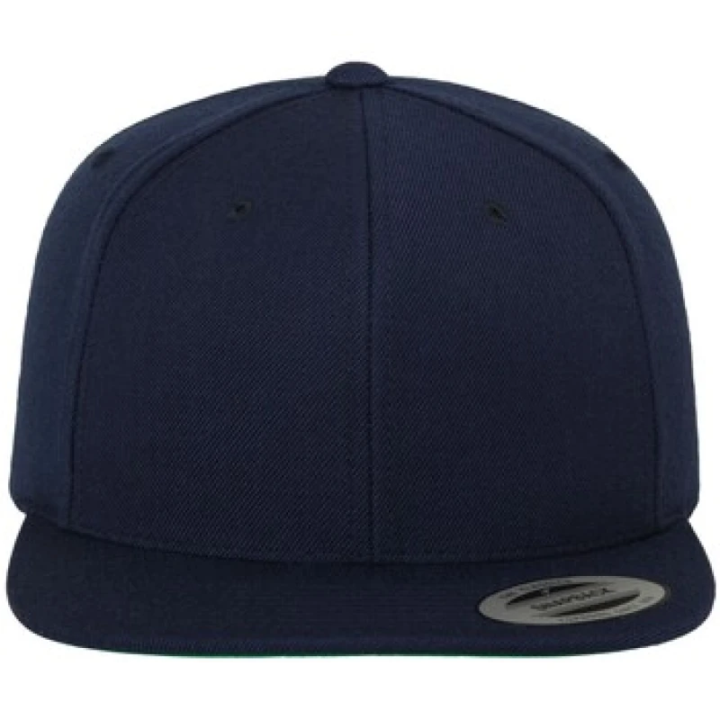 Image of Flexfit Flexfit Men Classic Snapback Cap in Navy Navy One Size Male 5063417943983