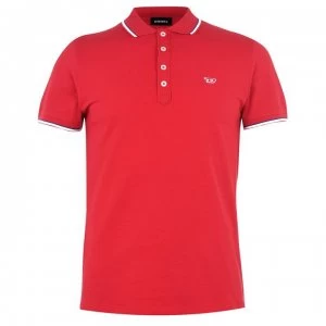 Diesel Tipped Polo Shirt - Red 44l