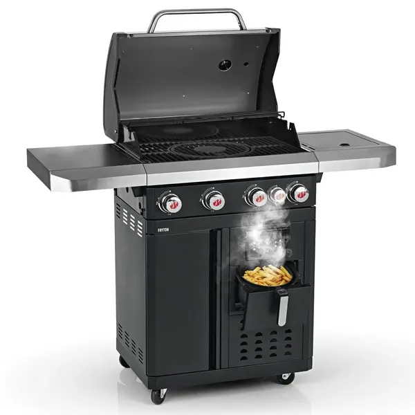 image of Landmann Fryton Cook 07982 4.1 Gas Barbecue with 3.5L Air Fryer