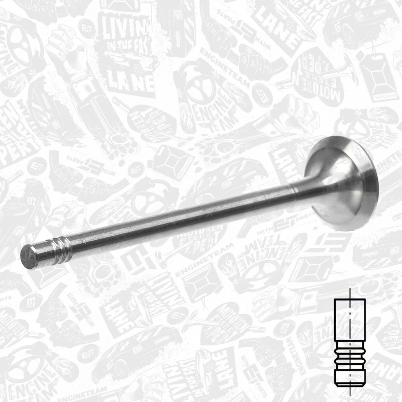 Image of ET ENGINETEAM Exhaust valve ET ENGINETEAM VE0183