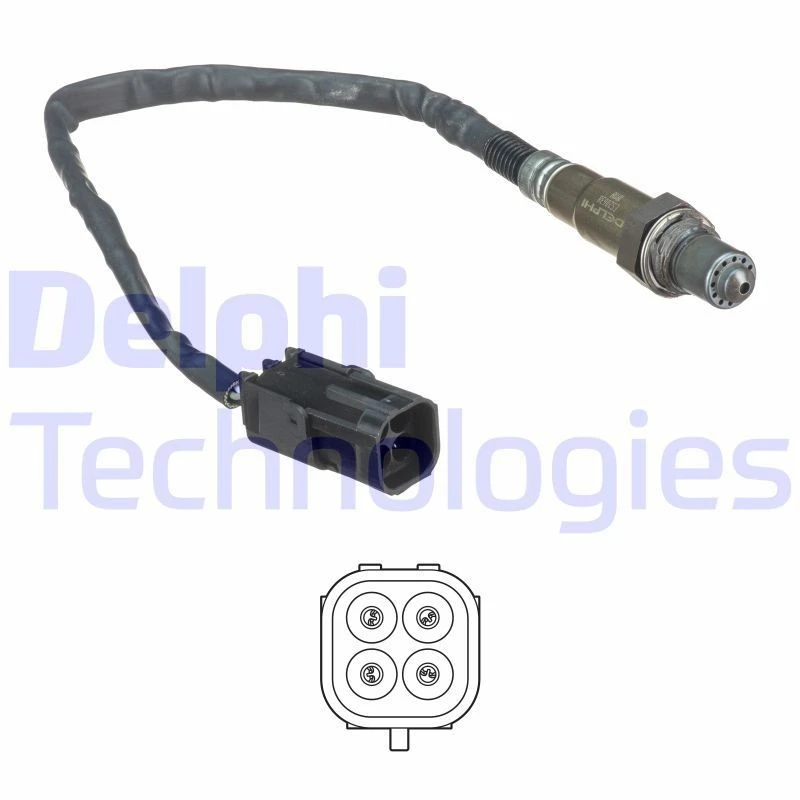 Image of DELPHI Lambda sensor DELPHI ES20638-12B1