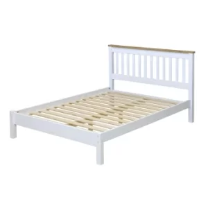 Image of Capri 4'6" slatted lowend bedstead
