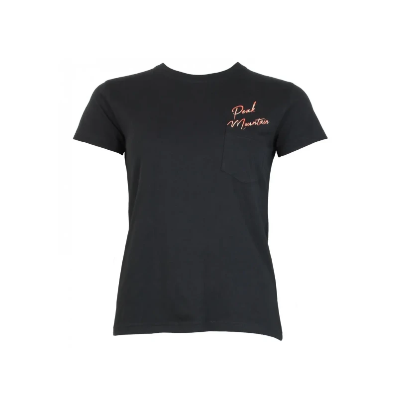 Image of Womens T-Shirt Peak Mountain Ajojo Noir Female L