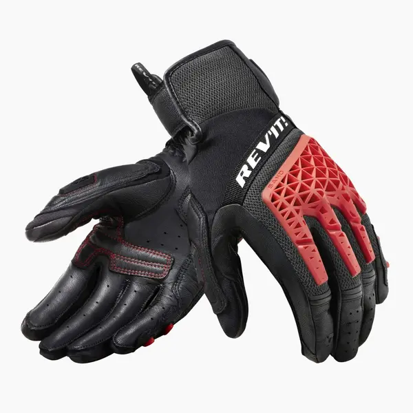 Image of REV'IT! Sand 4 Black Red Size 4XL
