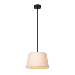 image of Lucide Woolly Ceiling Pendant Light - Cream