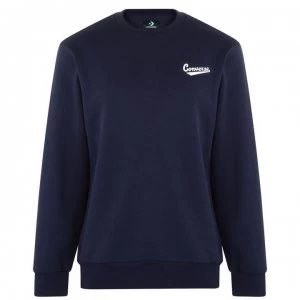 image of Converse Nova Crew Sweatshirt Mens - Navy