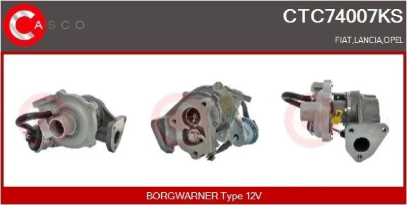 Image of CASCO Turbocharger CASCO CTC74007KS