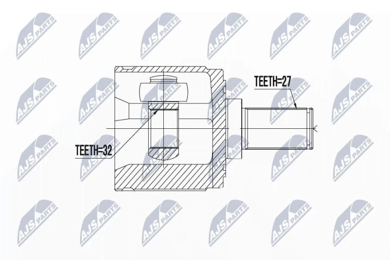 Image of NTY CV joint kit NTY NPW-HD-046