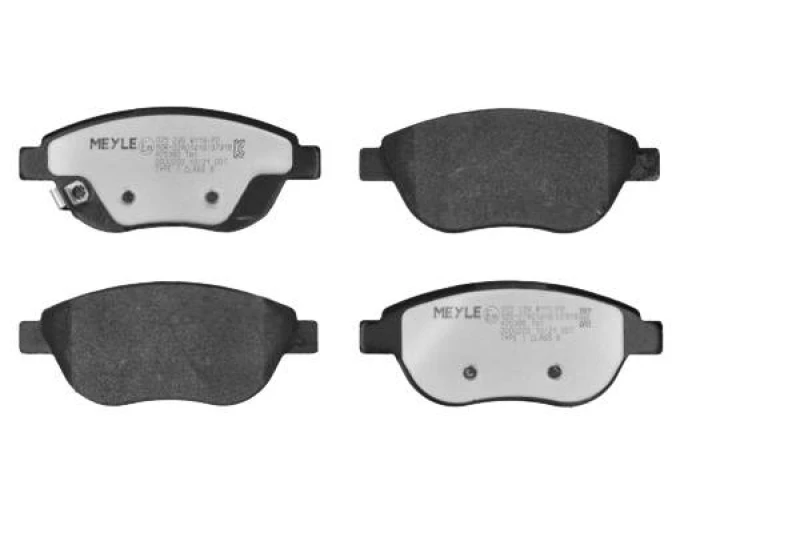 Image of MEYLE 025 239 8119/PD Brake pad set Front Axle, with acoustic wear warning, with accessories, MEYLE-PD Quality, with brake caliper screws Brake Pad S