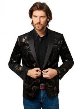 image of Joe Browns Suave And Swanky Blazer - Black, Size 38, Men