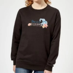 image of Moana One with The Waves Womens Sweatshirt - Black