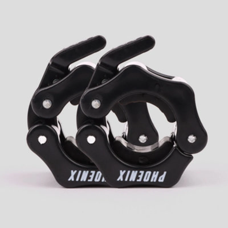 Image of Phoenix Fitness 1" Barbell Collars - Black unisex