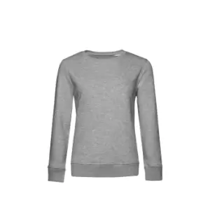Image of B&C Womens/Ladies Organic Sweatshirt (XXL) (Grey Heather)