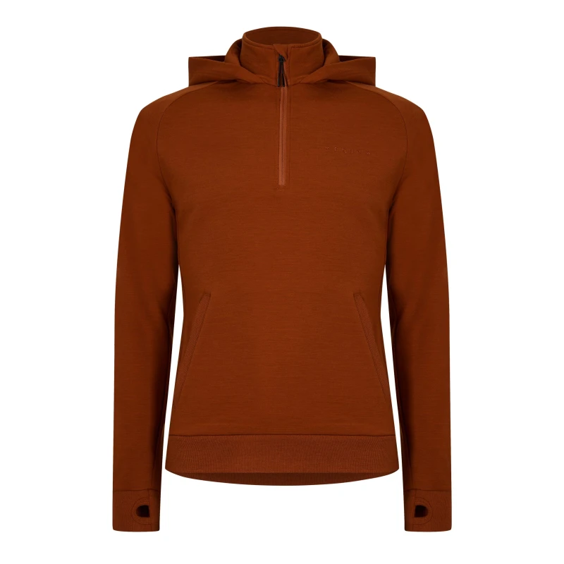 Image of Fohn Performance Hoodie Mens Umber male X Small