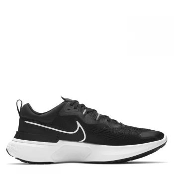 image of Nike React Miler 2 Mens Running Shoe - Black/White