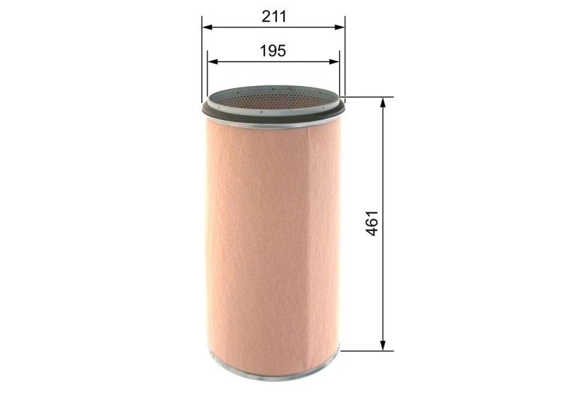 Image of Bosch F 026 400 022 Secondary Air Filter Secondary Air Filter (2470)