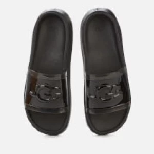 Image of UGG Womens Hilama Slide Sandals - Black - UK 3